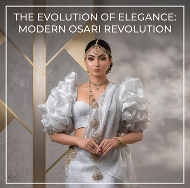 Modern Osari Revolution: 7 Sri Lankan Bridal Saree Trends